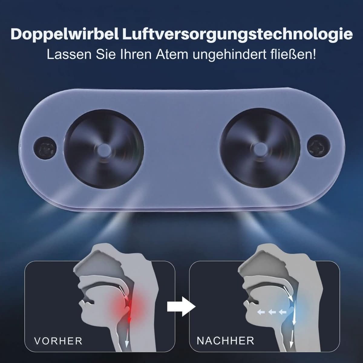 NanoBreath Compact CPAP Device for Snoring and Sleep Apnea