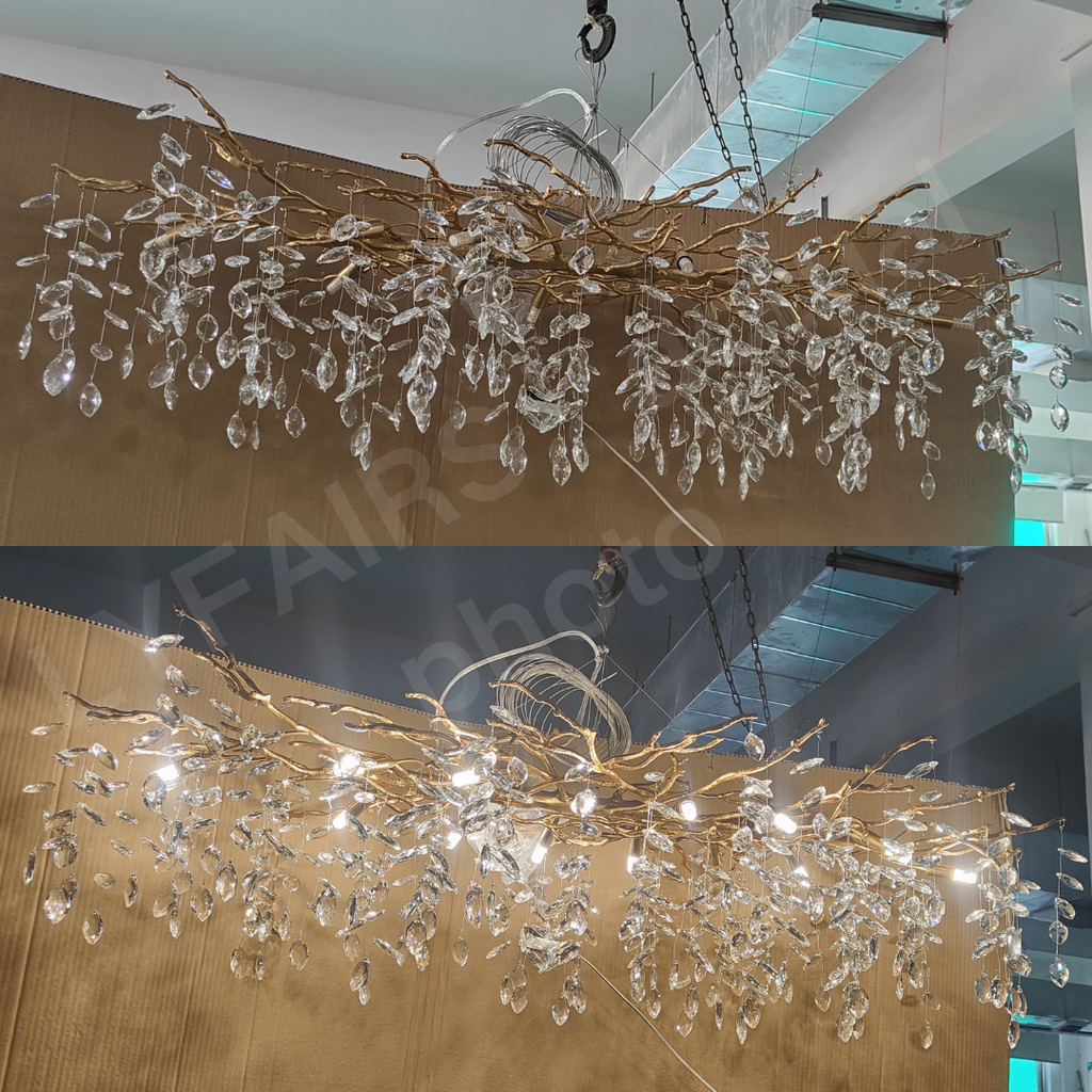 Lampadario a Bracci in Cristallo Stile Francese per Case Moderne