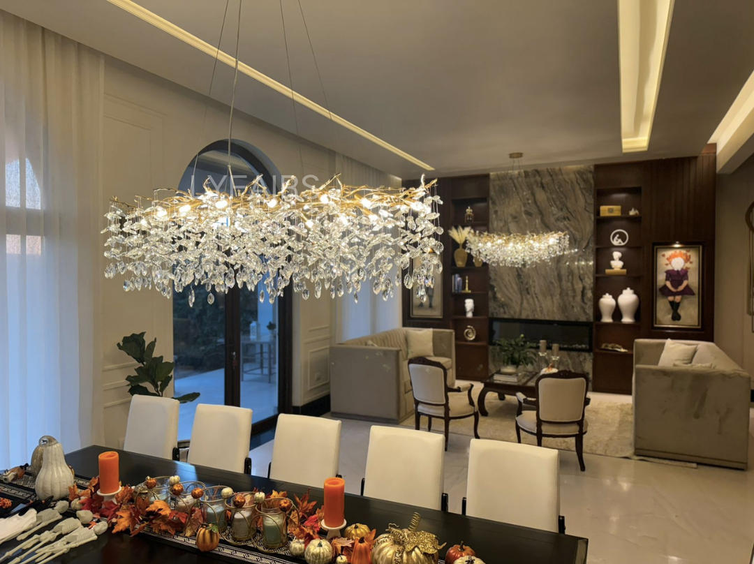 Lampadario a Bracci in Cristallo Stile Francese per Case Moderne