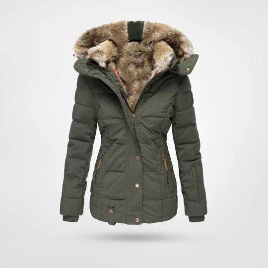Aurora Crest Winter Jacket, Warm and Waterproof with Four Front Pockets