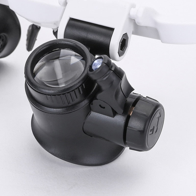 LED Illuminated Magnifying Glasses With Three Level Magnification