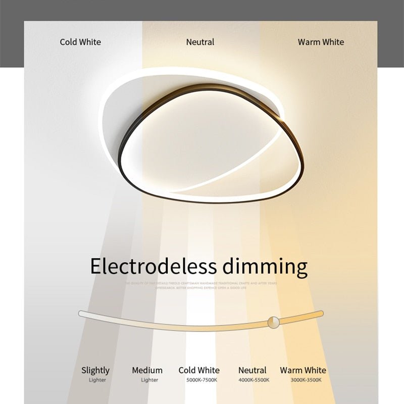Modern Ceiling LED Chandelier With Dynamic Light Play