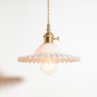 Caleris York Glasflettet Pendellampe med Eksotisk Vintagecharme