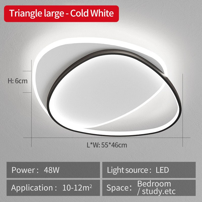 Modern Ceiling LED Chandelier With Dynamic Light Play