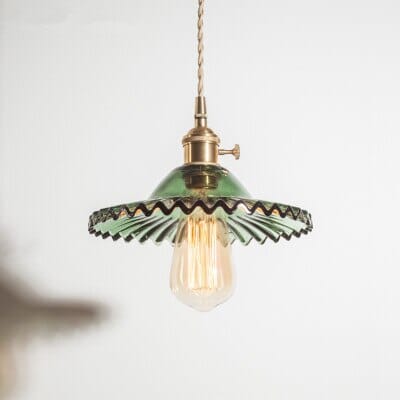 Caleris York Glasflettet Pendellampe med Eksotisk Vintagecharme