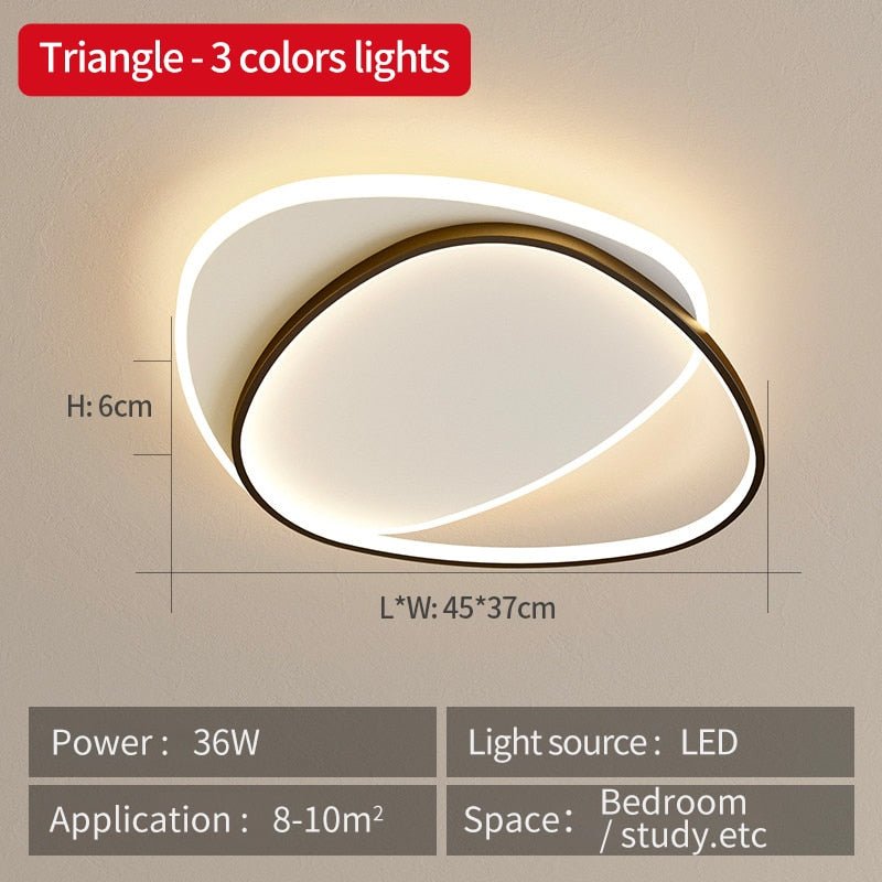 Modern Ceiling LED Chandelier With Dynamic Light Play