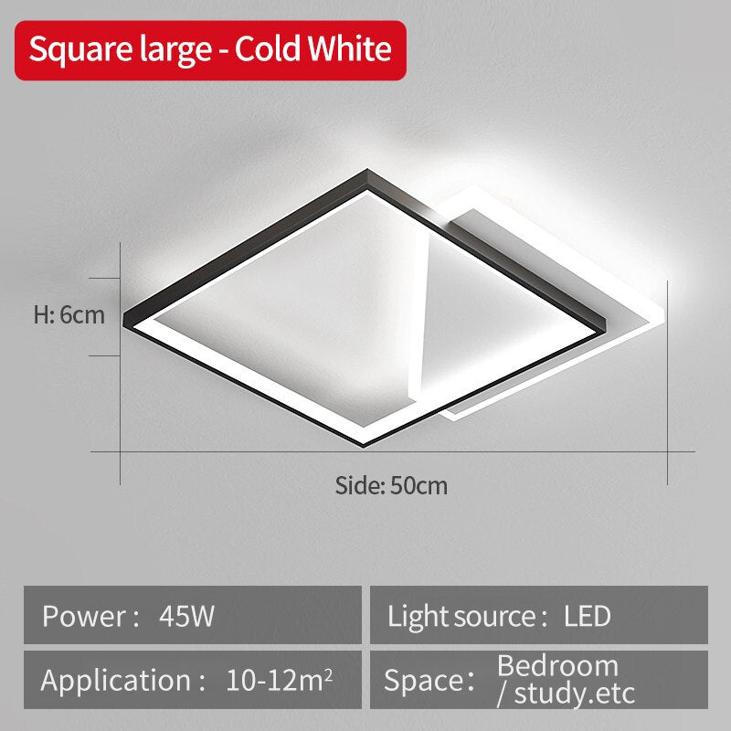 Modern Ceiling LED Chandelier With Dynamic Light Play
