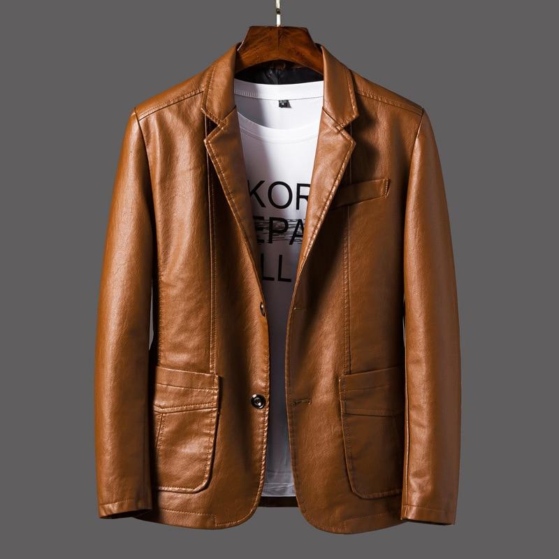 Premium Leather Blazer With Modern Cut Black Lambskin