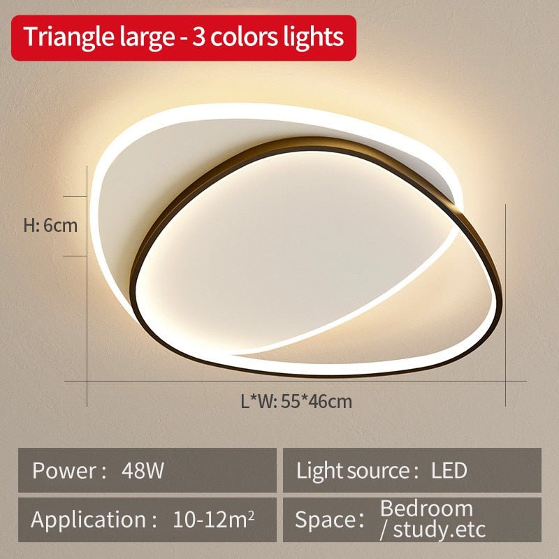 Modern Ceiling LED Chandelier With Dynamic Light Play