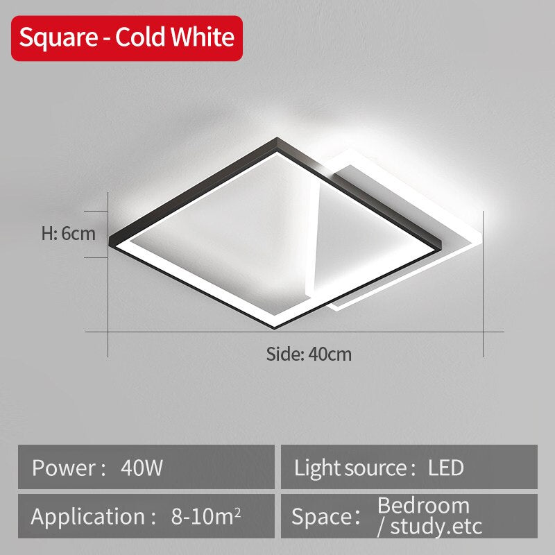 Modern Ceiling LED Chandelier With Dynamic Light Play