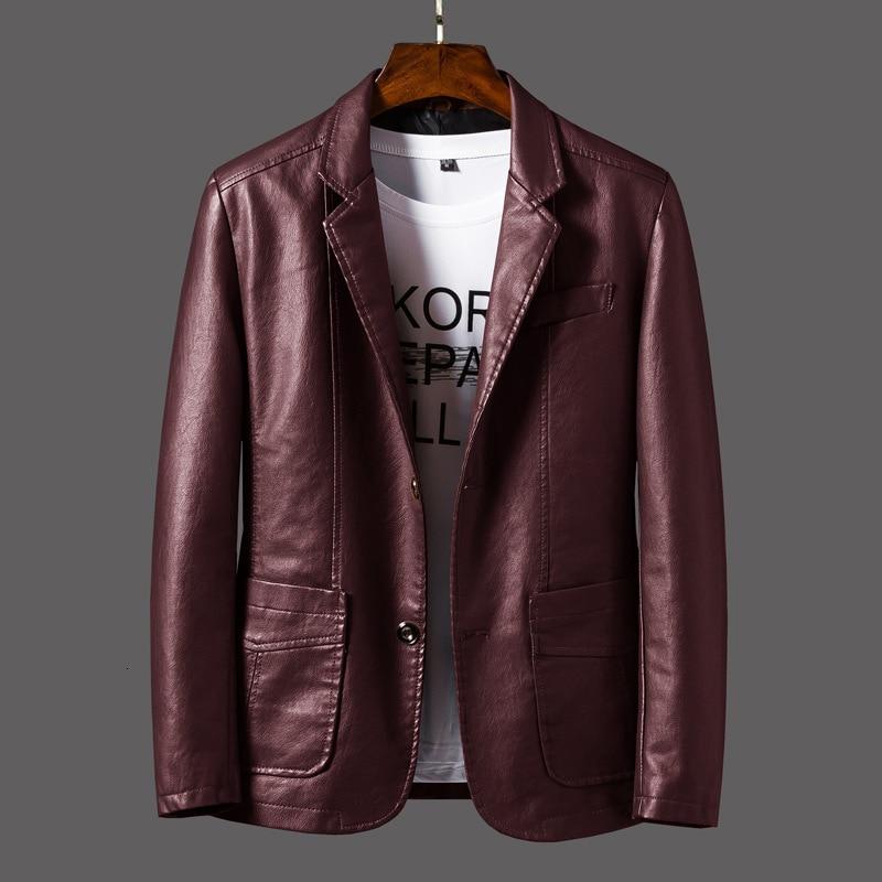 Premium Leather Blazer With Modern Cut Black Lambskin