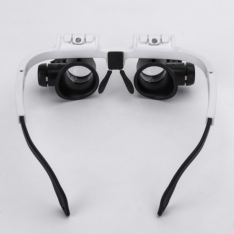 Fine Point Magnifier With Adjustable LED Illumination