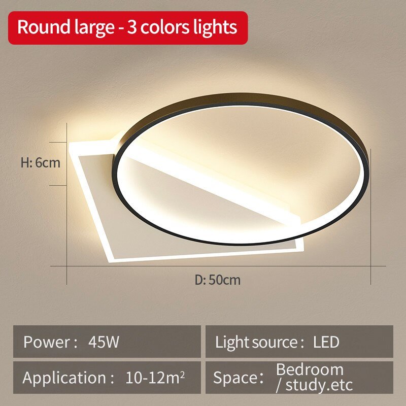 Modern Ceiling LED Chandelier With Dynamic Light Play