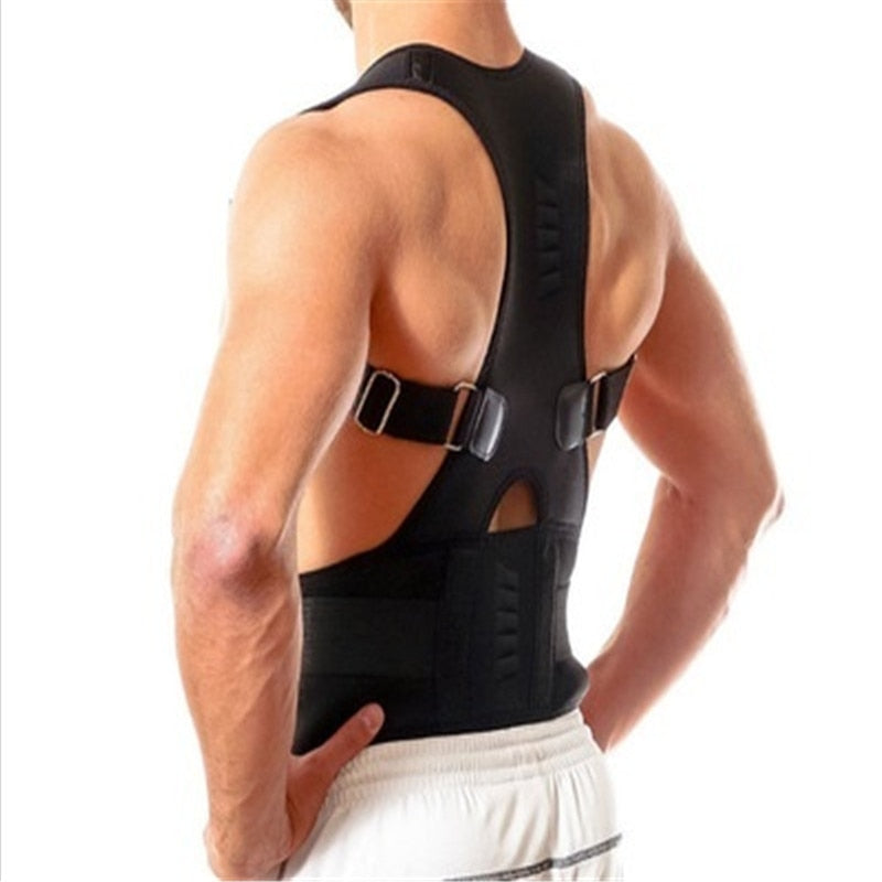 Posture Support Back Brace With Magnetic Therapy Corrector