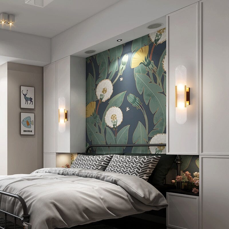 Aurelia Marmor Wandleuchte Handgefertigte Römische Stilbeleuchtung