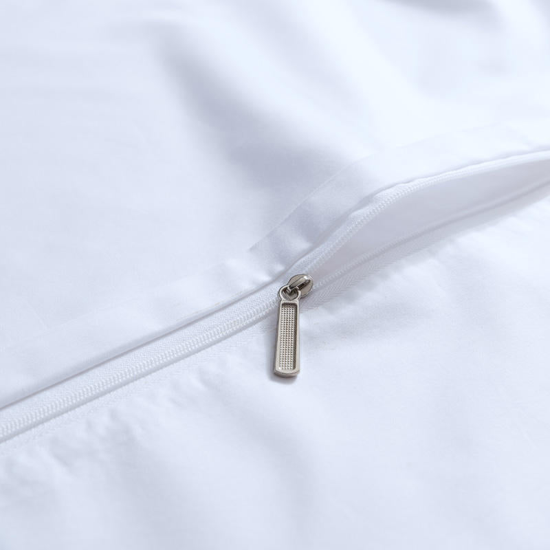 Degella Dark Blue Striped Egyptian Cotton Bedding Set On White