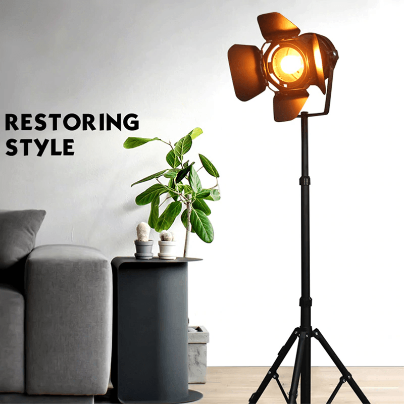 Reflector Floor Lamp in Industrial Style Lighting Design