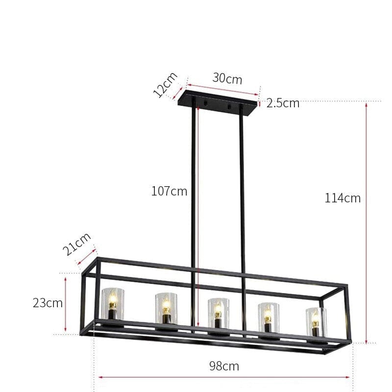 Aethera Adjustable Modern Minimalist Ceiling Chandelier by Vireli