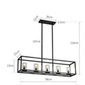 Aethera Adjustable Modern Minimalist Ceiling Chandelier by Vireli