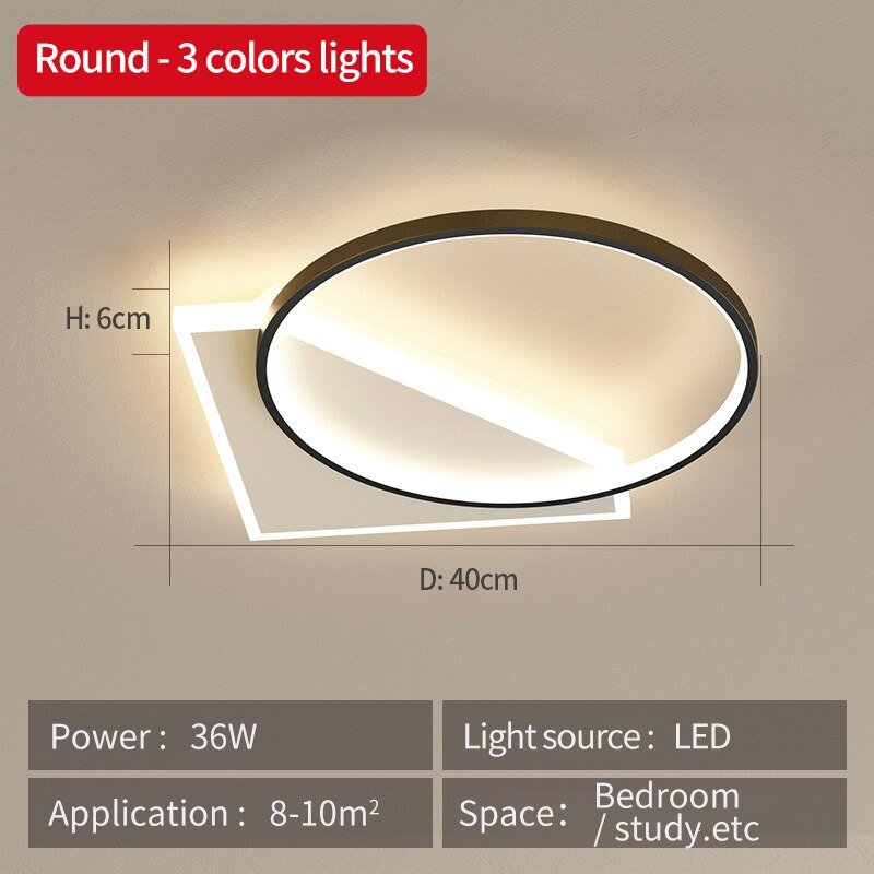 Modern Ceiling LED Chandelier With Dynamic Light Play