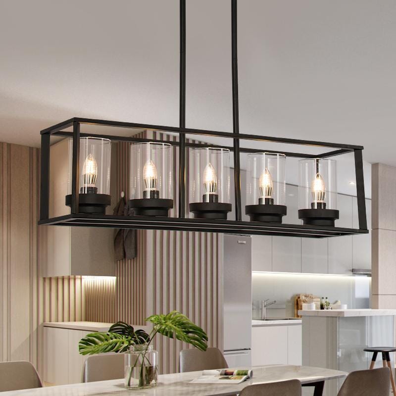 Aethera Adjustable Modern Minimalist Ceiling Chandelier by Vireli