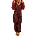 Nyara | Cozy Plush Romper for Women With Full Zip and Hood