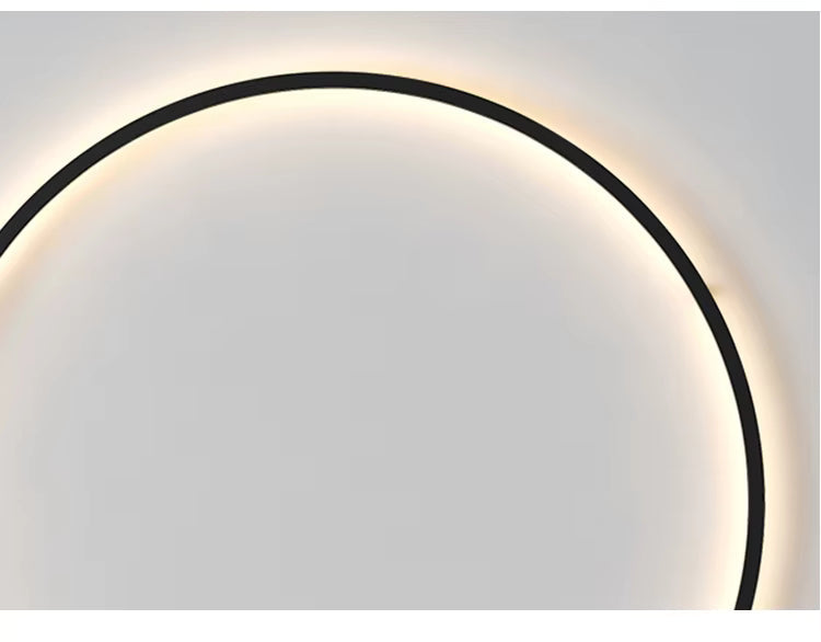 Sonneninspirierte runde minimalistische Wandleuchte für moderne Wohnräume