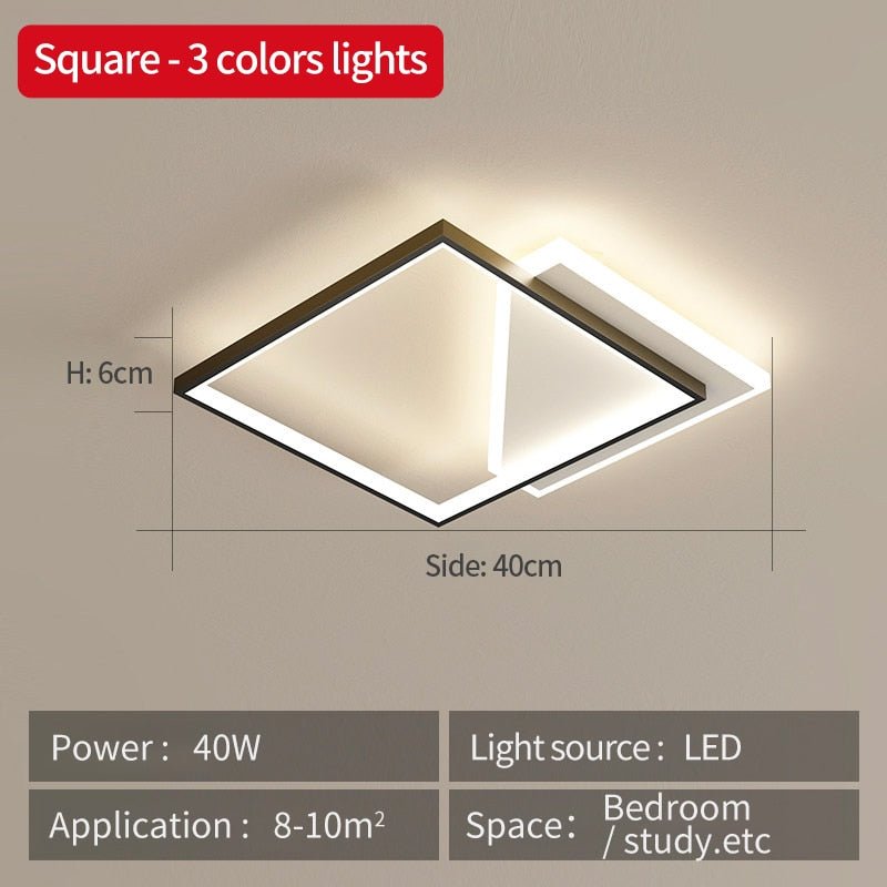 Modern Ceiling LED Chandelier With Dynamic Light Play