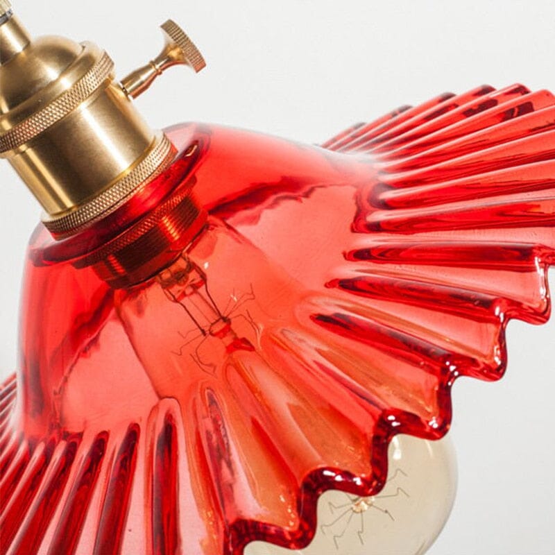 Caleris York Glasflettet Pendellampe med Eksotisk Vintagecharme