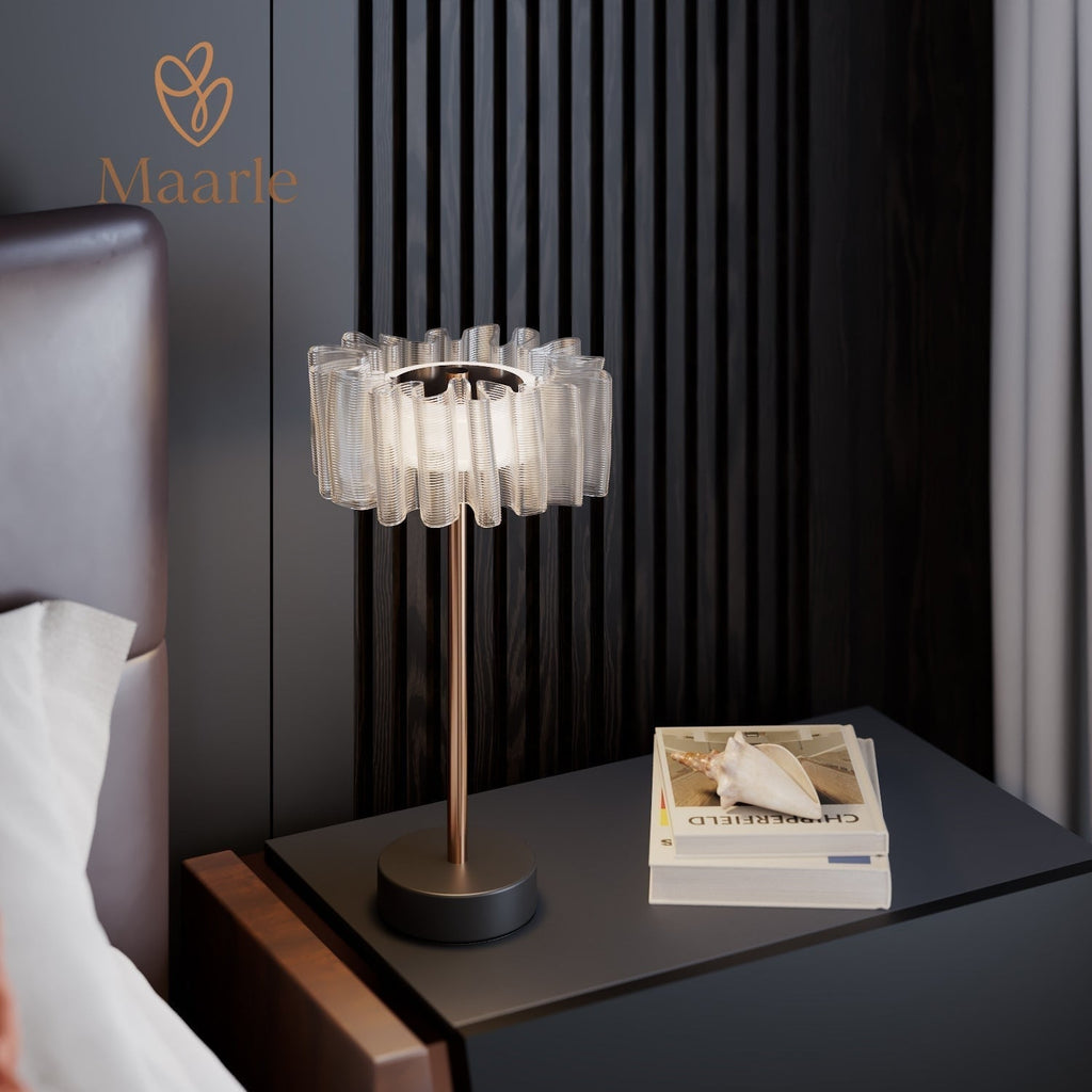 Lampă de masă LED Lyra cu comenzi tactile elegante