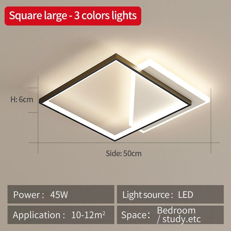 Modern Ceiling LED Chandelier With Dynamic Light Play