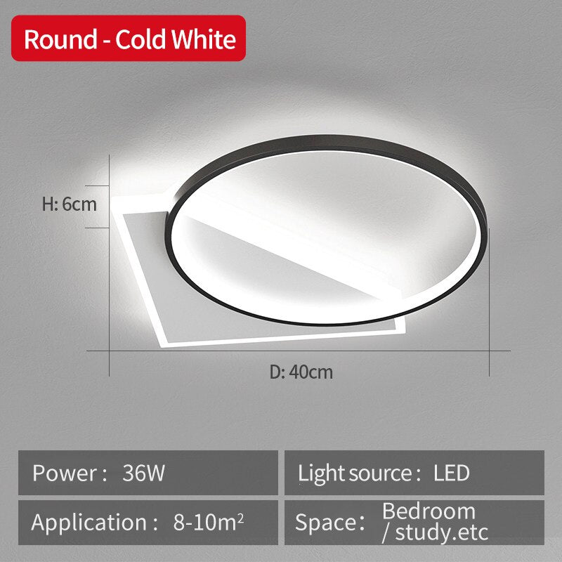 Modern Ceiling LED Chandelier With Dynamic Light Play