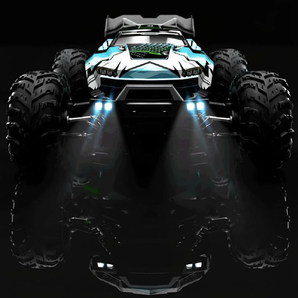 RidgeStorm 1:16 Elektrischer Offroad-Fernsteuerungs-LKW mit LED-Scheinwerfern