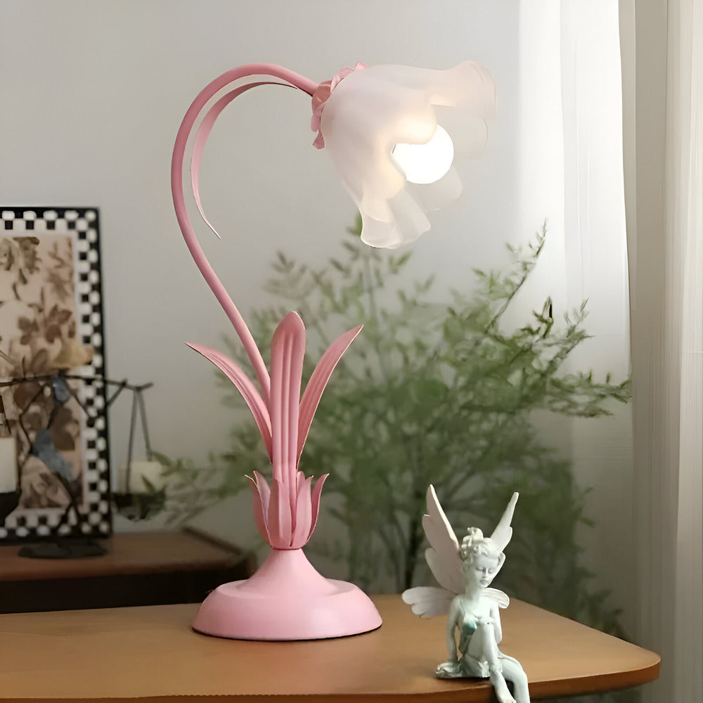 Aurelian Flora Table Lamp With Floral Motif And Vintage French Charm