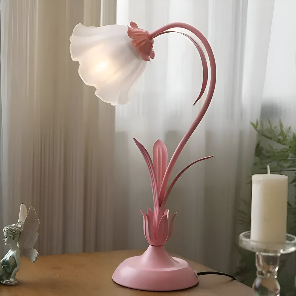 Aurelian Flora Table Lamp With Floral Motif And Vintage French Charm