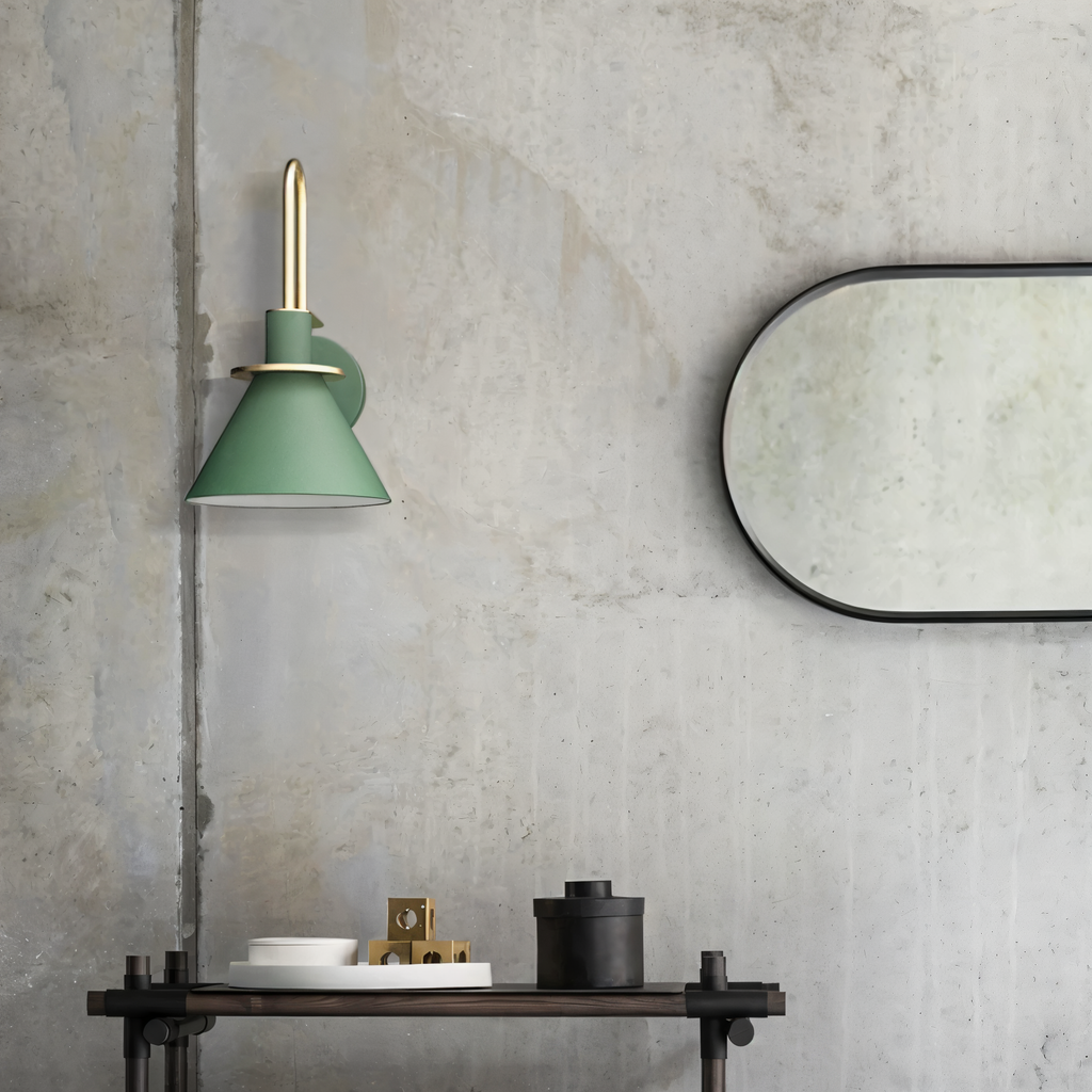 Kairoa postmoderní nástěnná lampa s LED rohová trubka do obývacích pokojů