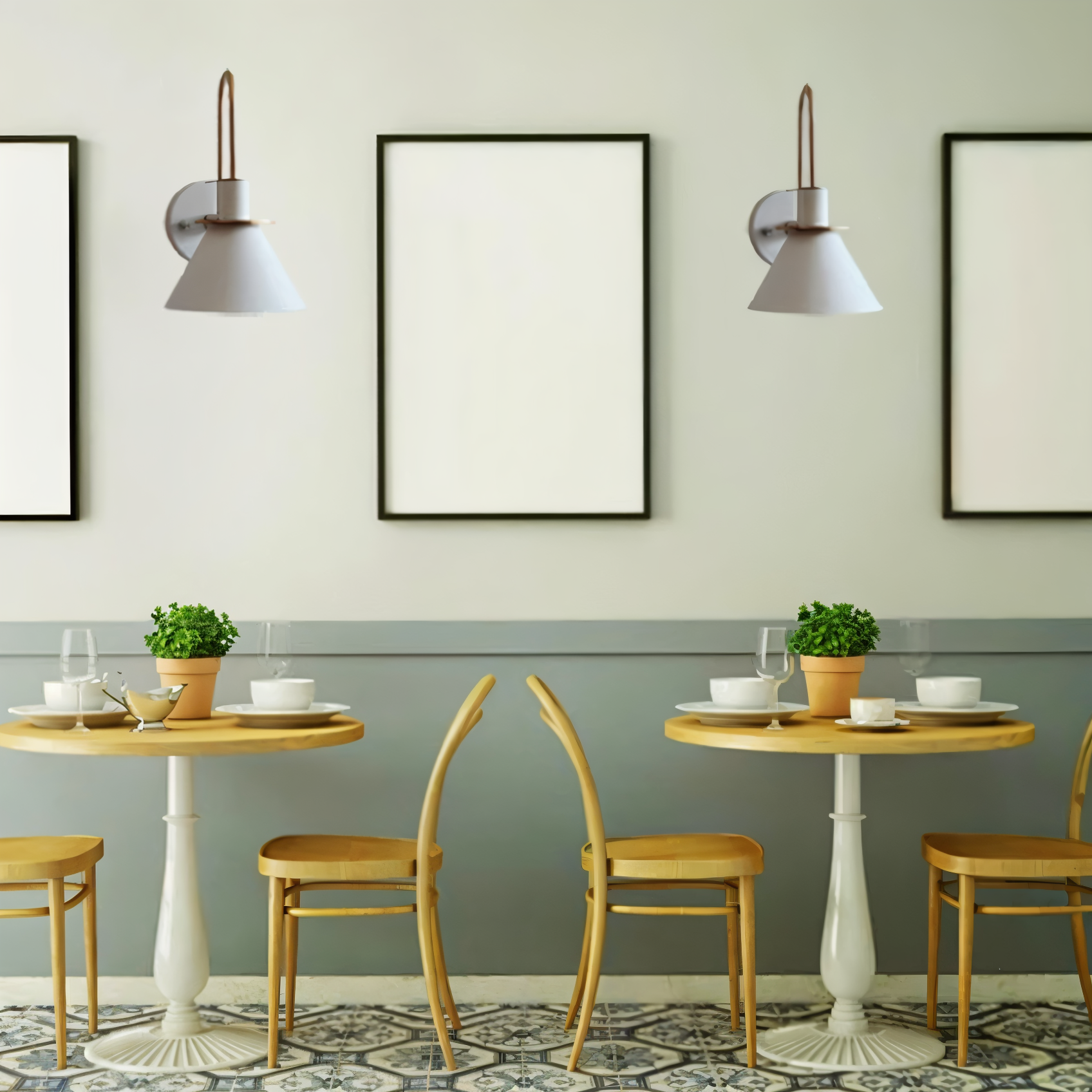 Kairoa postmoderní nástěnná lampa s LED rohová trubka do obývacích pokojů