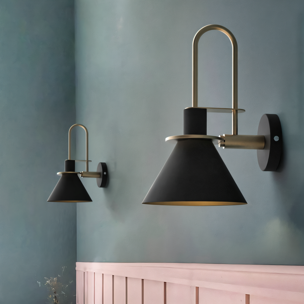 Kairoa postmoderní nástěnná lampa s LED rohová trubka do obývacích pokojů