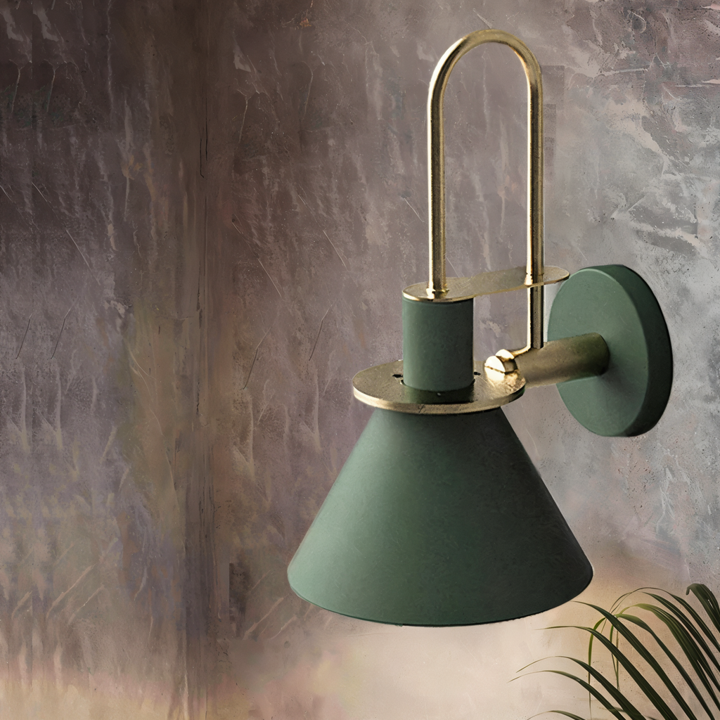 Kairoa postmoderní nástěnná lampa s LED rohová trubka do obývacích pokojů