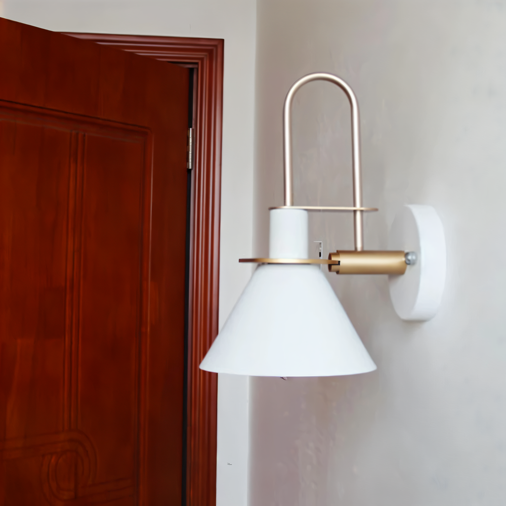 Kairoa postmoderní nástěnná lampa s LED rohová trubka do obývacích pokojů