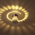 VeloSpiral Cylindrical Led Wall Light With Colorful Spiral Pattern