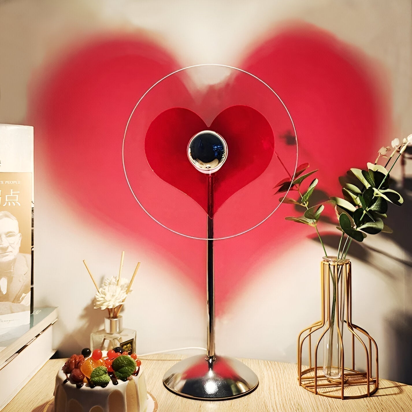چراغ رومیزی LED مدل LumaNova Retro Disc برای میز تحریر، دراور و میز کنار تخت