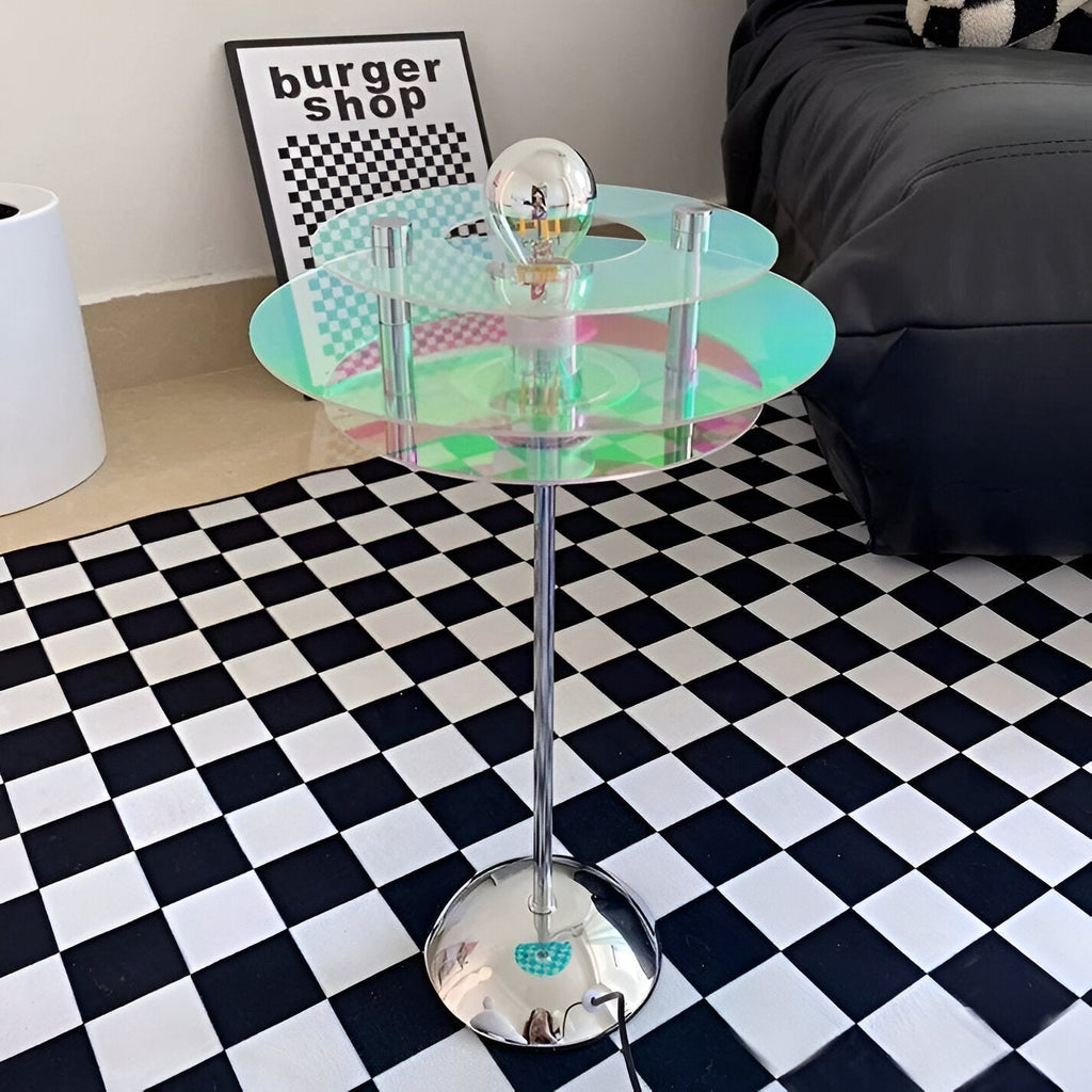 چراغ رومیزی LED مدل LumaNova Retro Disc برای میز تحریر، دراور و میز کنار تخت