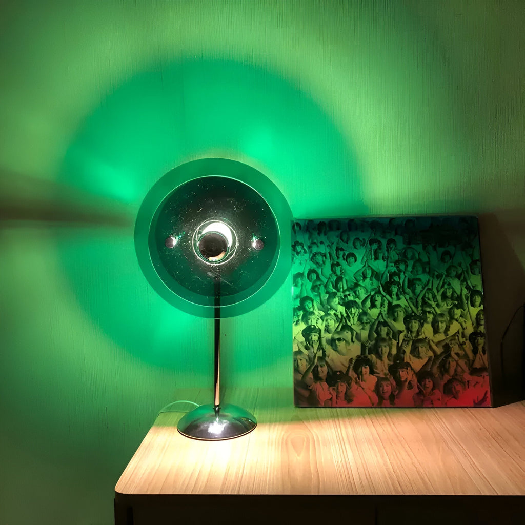 چراغ رومیزی LED مدل LumaNova Retro Disc برای میز تحریر، دراور و میز کنار تخت