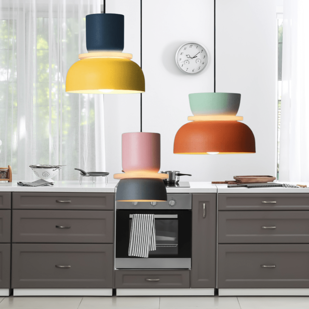 Anpassbare Regenbogen-Kunst-Hängeleuchte Wähle Deine Farbe