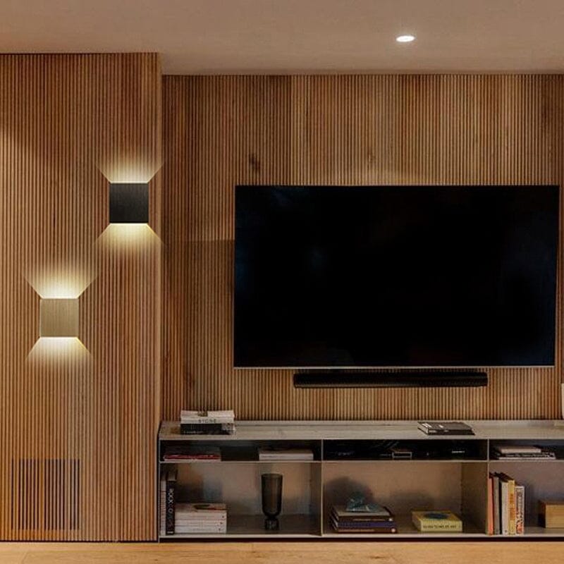 NovaCube Modern Cube Wall Lamp For Indoor And Outdoor Use