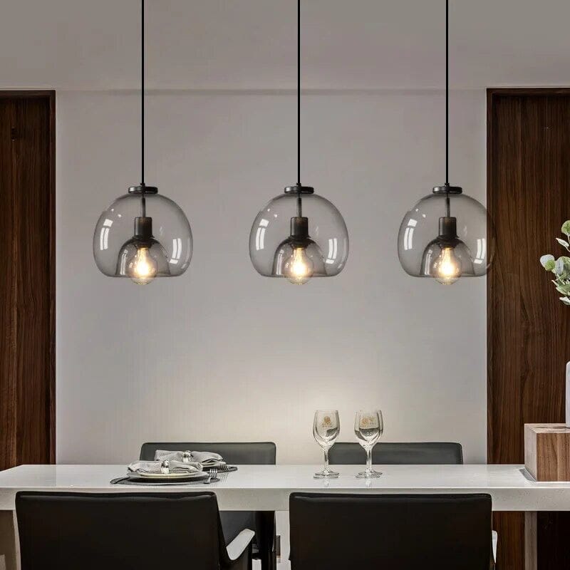 Závěsné skleněné lampy Lyris pro moderní kuchyně a koupelny