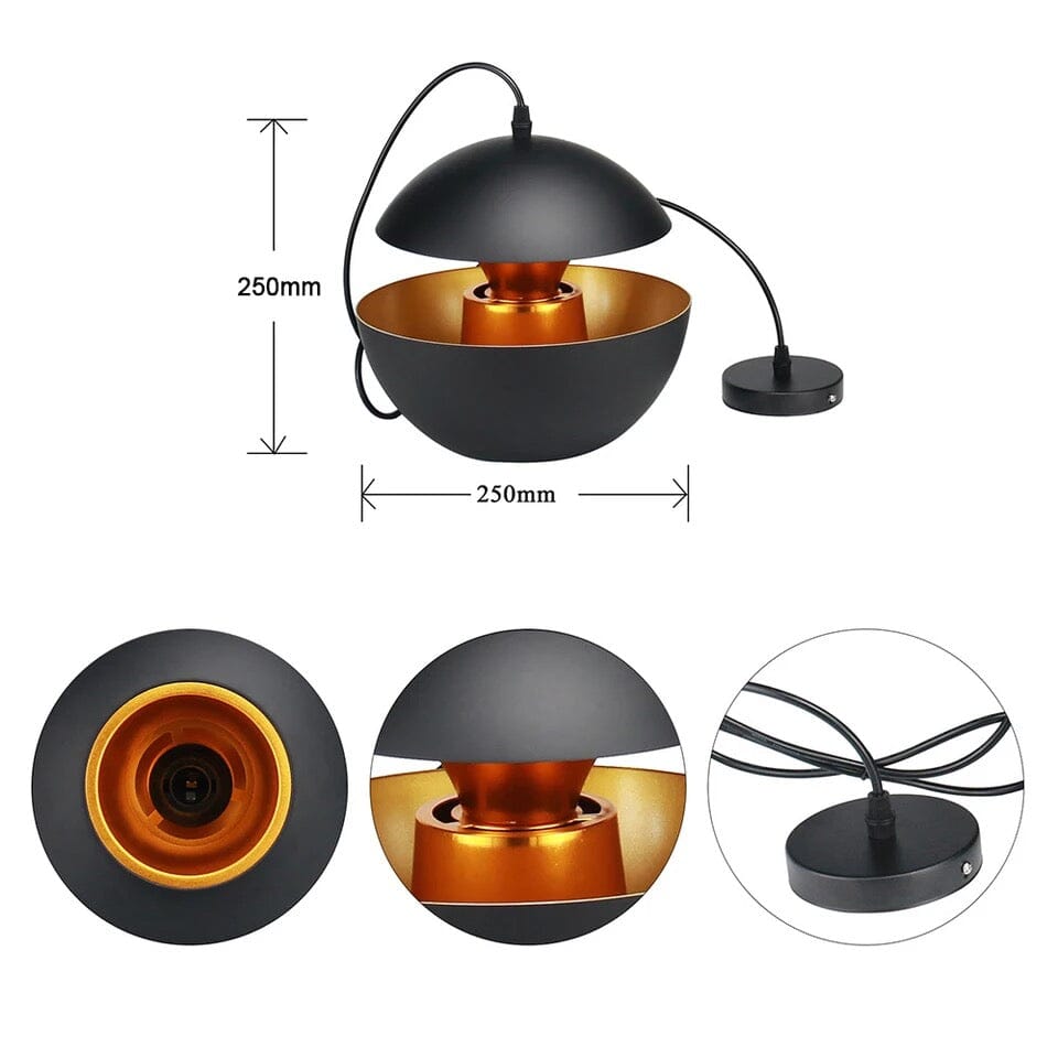 Aurexis Apple Pendant Light Aluminium Nordic Style