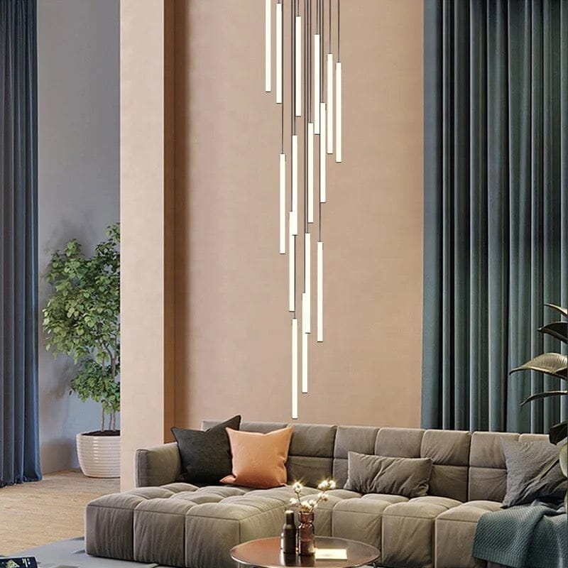 Lyra Staircase LED Chandelier for Modern Homes and Spaces