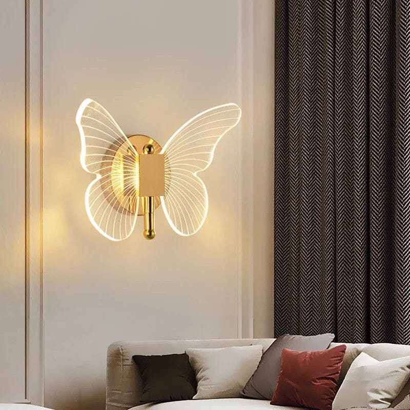 LumiWings Butterfly LED Wall Light With Easy Install